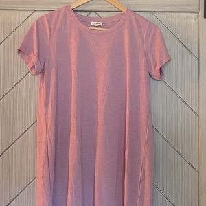 Cotton on lavender t-shirt dress, size small